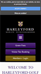 Mobile Screenshot of harleyfordgolf.co.uk